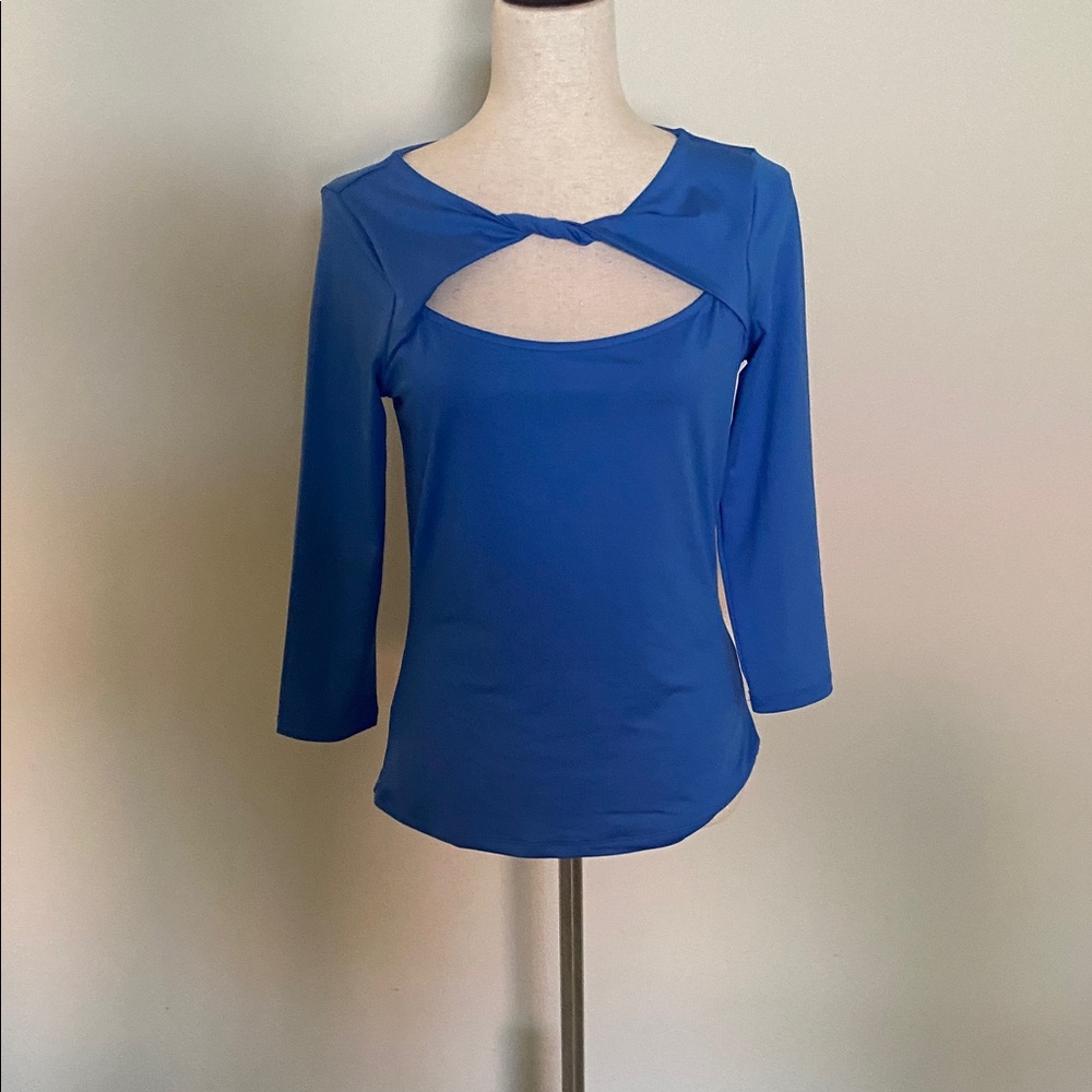 Boston Proper NWOT never worn Blue casual Lycra top
